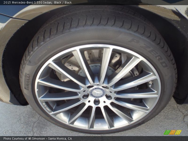 Black / Black 2015 Mercedes-Benz S 550 Sedan