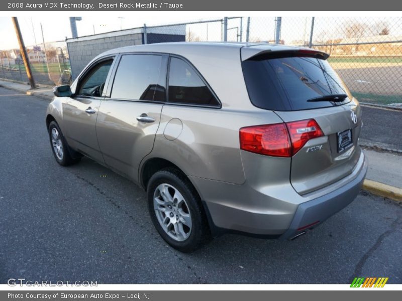 Desert Rock Metallic / Taupe 2008 Acura MDX Technology