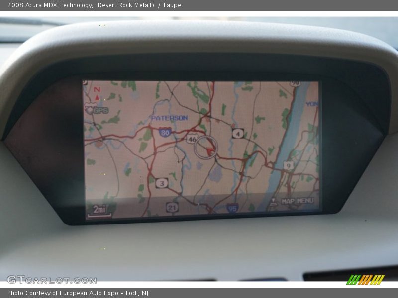 Desert Rock Metallic / Taupe 2008 Acura MDX Technology