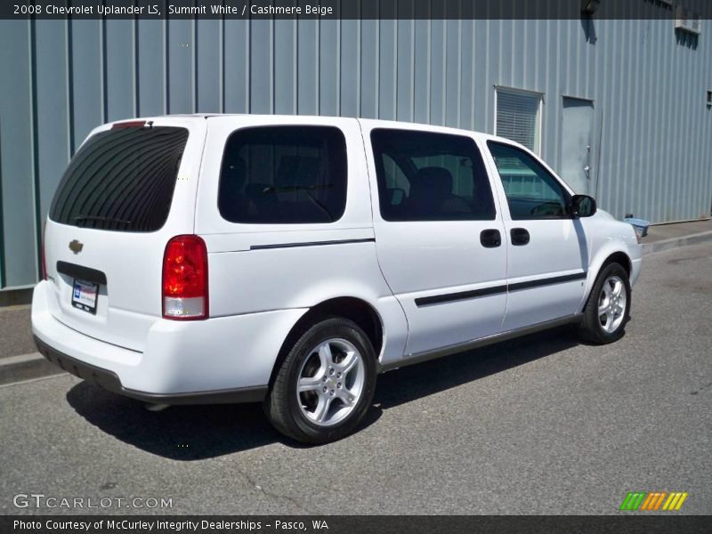 Summit White / Cashmere Beige 2008 Chevrolet Uplander LS