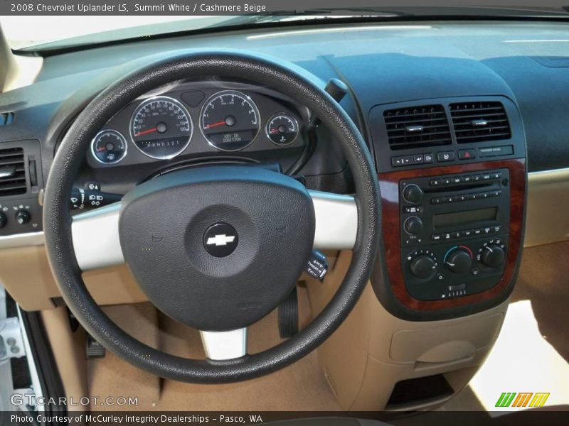 Summit White / Cashmere Beige 2008 Chevrolet Uplander LS