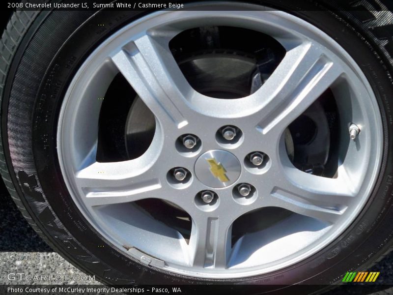 Summit White / Cashmere Beige 2008 Chevrolet Uplander LS