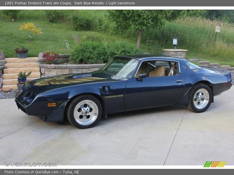 Dark Blue Metallic / Light Sandstone 1981 Pontiac Firebird Trans Am Coupe