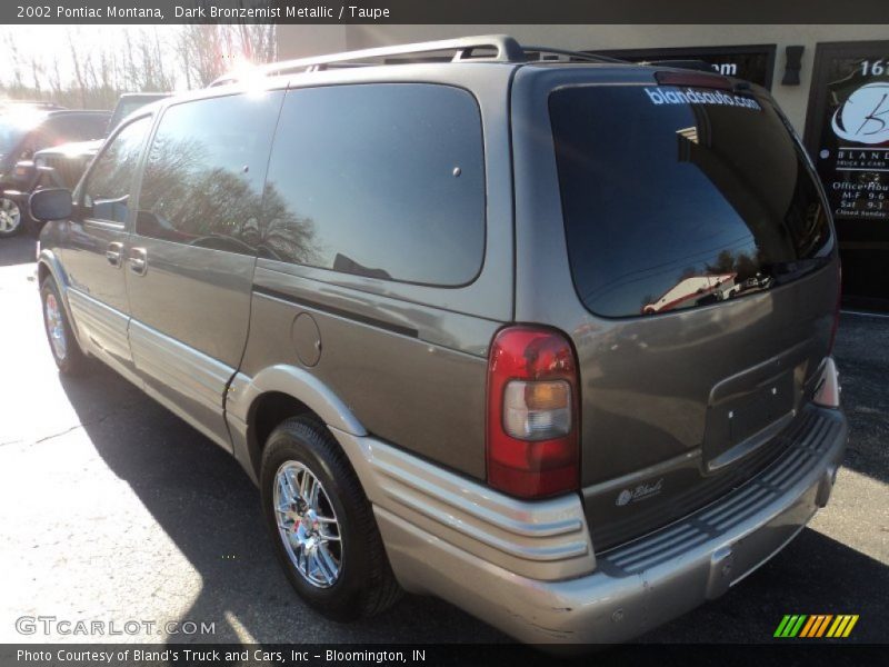 Dark Bronzemist Metallic / Taupe 2002 Pontiac Montana