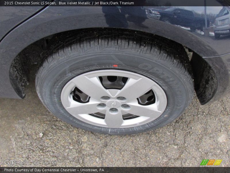 Blue Velvet Metallic / Jet Black/Dark Titanium 2015 Chevrolet Sonic LS Sedan