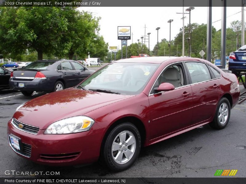 Red Jewel Tintcoat / Gray 2009 Chevrolet Impala LT