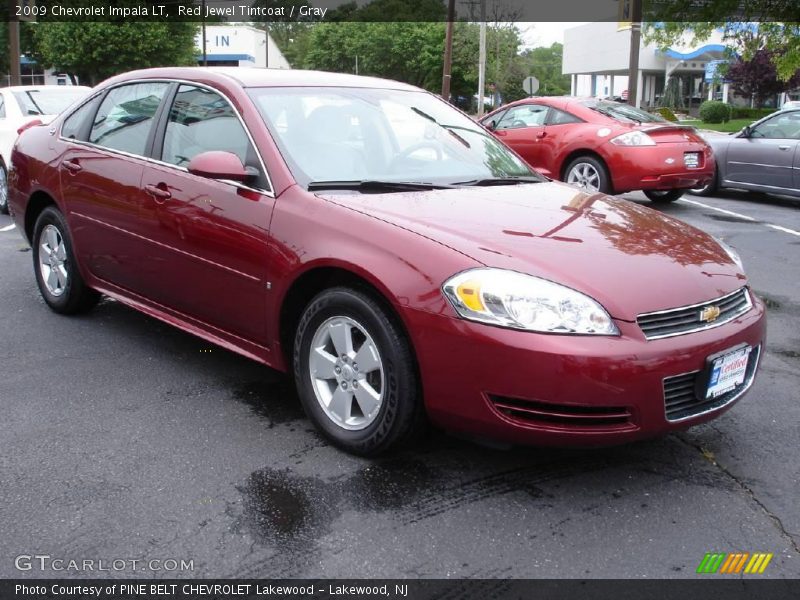 Red Jewel Tintcoat / Gray 2009 Chevrolet Impala LT