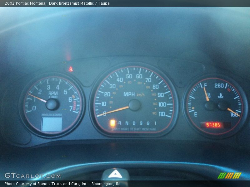 Dark Bronzemist Metallic / Taupe 2002 Pontiac Montana