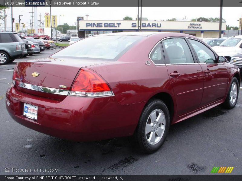 Red Jewel Tintcoat / Gray 2009 Chevrolet Impala LT