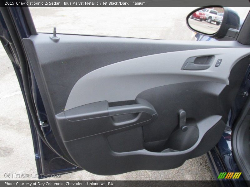 Blue Velvet Metallic / Jet Black/Dark Titanium 2015 Chevrolet Sonic LS Sedan
