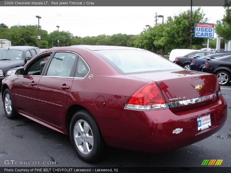 Red Jewel Tintcoat / Gray 2009 Chevrolet Impala LT