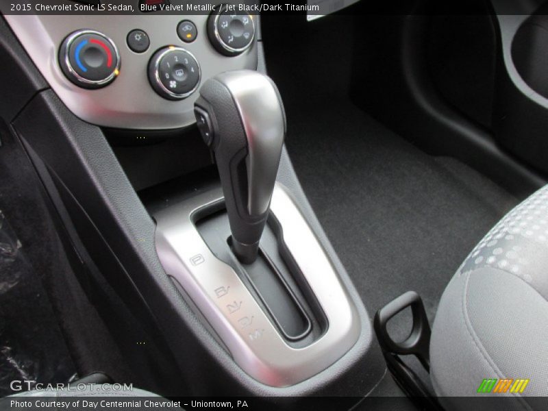 Blue Velvet Metallic / Jet Black/Dark Titanium 2015 Chevrolet Sonic LS Sedan