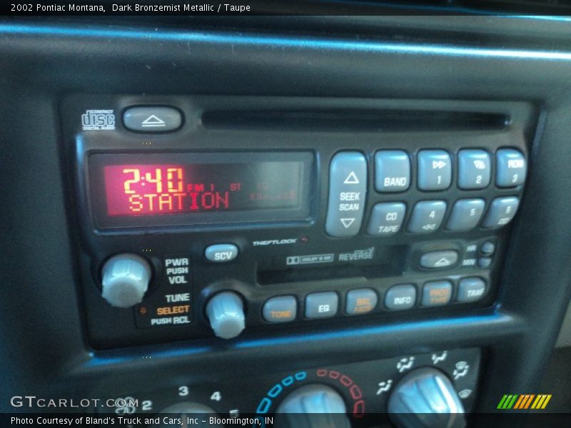 Dark Bronzemist Metallic / Taupe 2002 Pontiac Montana
