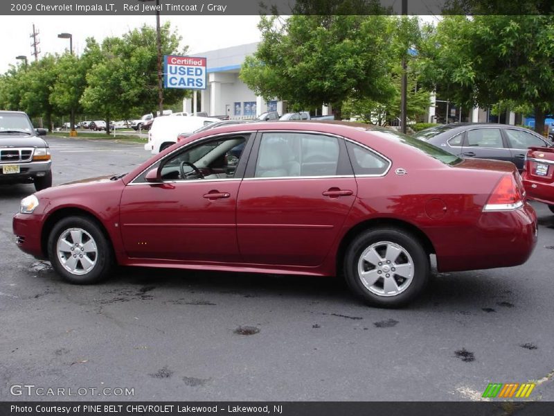 Red Jewel Tintcoat / Gray 2009 Chevrolet Impala LT