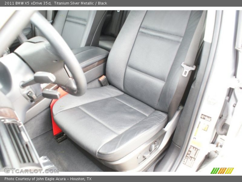 Titanium Silver Metallic / Black 2011 BMW X5 xDrive 35d