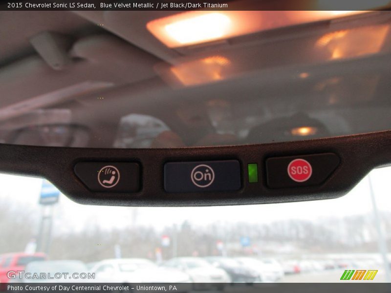 Blue Velvet Metallic / Jet Black/Dark Titanium 2015 Chevrolet Sonic LS Sedan