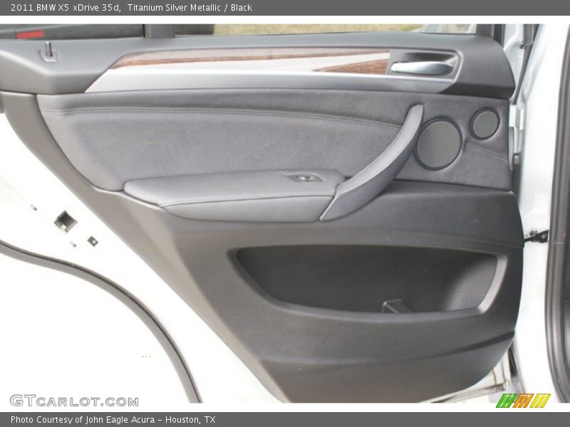 Titanium Silver Metallic / Black 2011 BMW X5 xDrive 35d