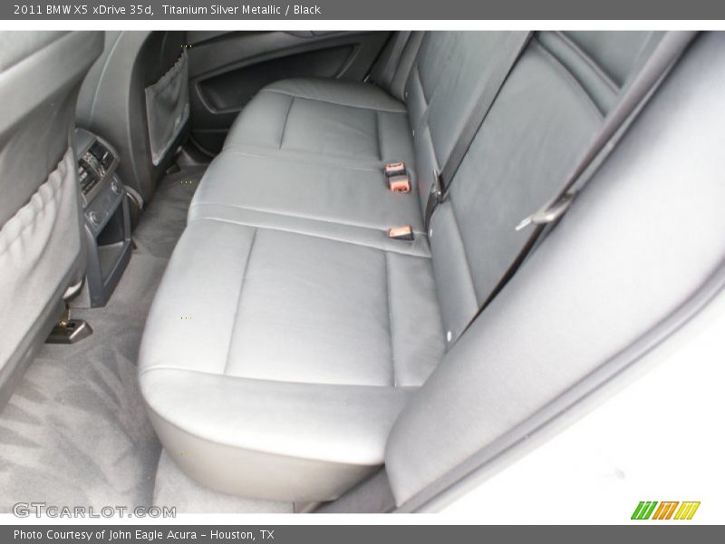 Titanium Silver Metallic / Black 2011 BMW X5 xDrive 35d