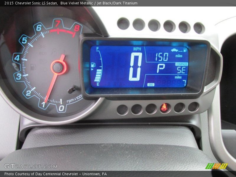 Blue Velvet Metallic / Jet Black/Dark Titanium 2015 Chevrolet Sonic LS Sedan