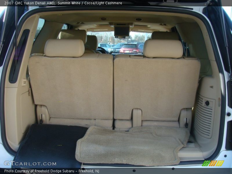 Summit White / Cocoa/Light Cashmere 2007 GMC Yukon Denali AWD