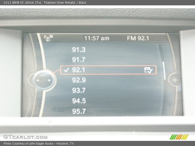 Titanium Silver Metallic / Black 2011 BMW X5 xDrive 35d