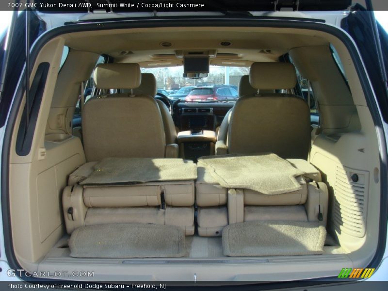 Summit White / Cocoa/Light Cashmere 2007 GMC Yukon Denali AWD
