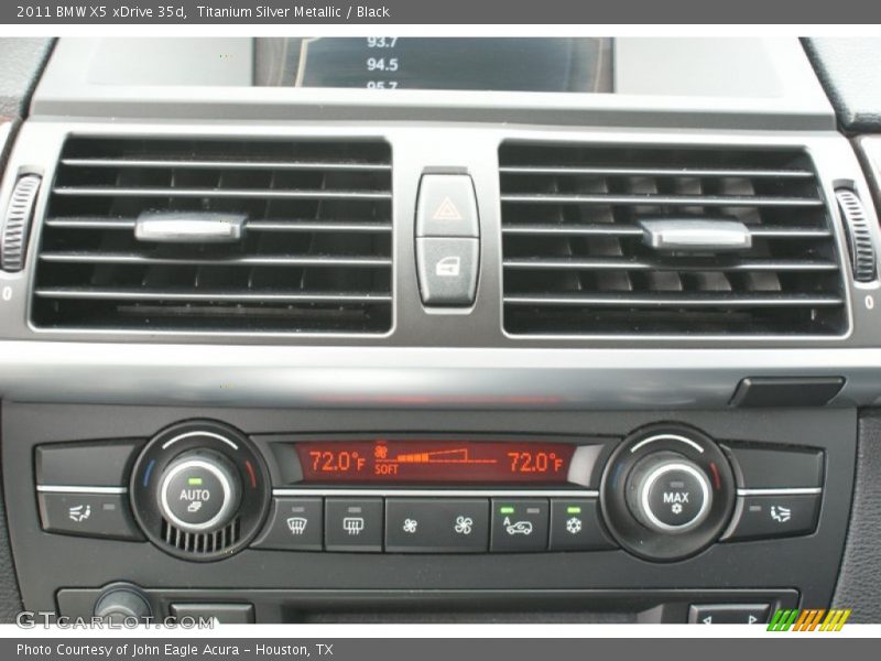 Titanium Silver Metallic / Black 2011 BMW X5 xDrive 35d
