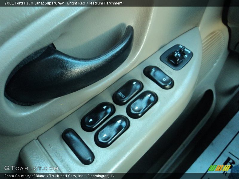 Bright Red / Medium Parchment 2001 Ford F150 Lariat SuperCrew