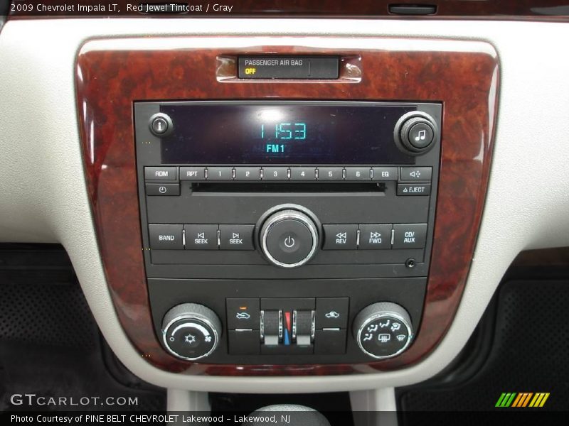 Red Jewel Tintcoat / Gray 2009 Chevrolet Impala LT