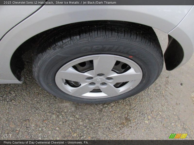 Silver Ice Metallic / Jet Black/Dark Titanium 2015 Chevrolet Sonic LS Hatchback