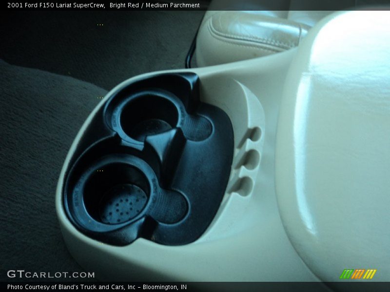 Bright Red / Medium Parchment 2001 Ford F150 Lariat SuperCrew