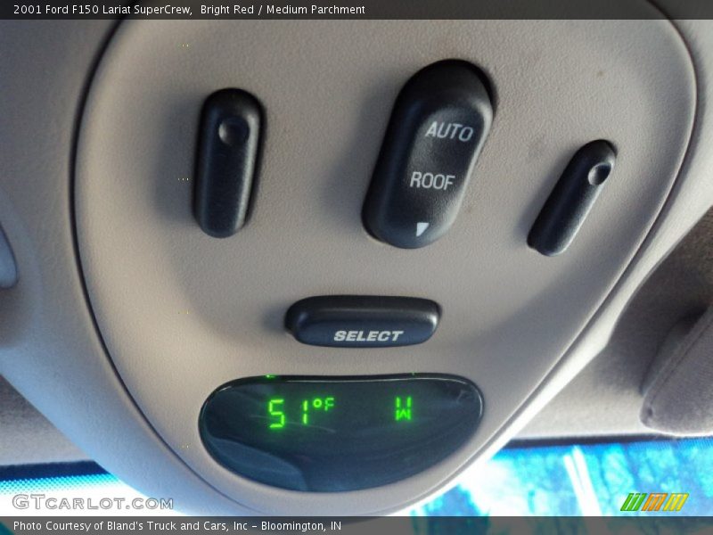 Bright Red / Medium Parchment 2001 Ford F150 Lariat SuperCrew