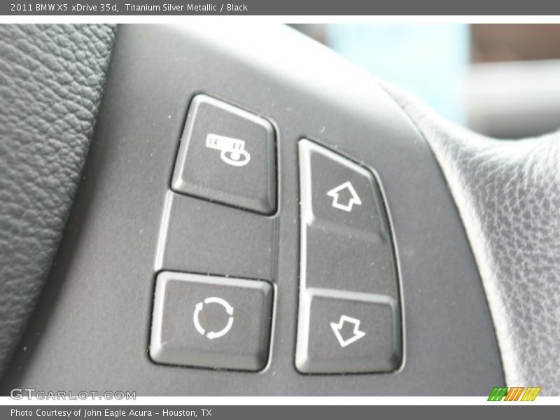 Titanium Silver Metallic / Black 2011 BMW X5 xDrive 35d