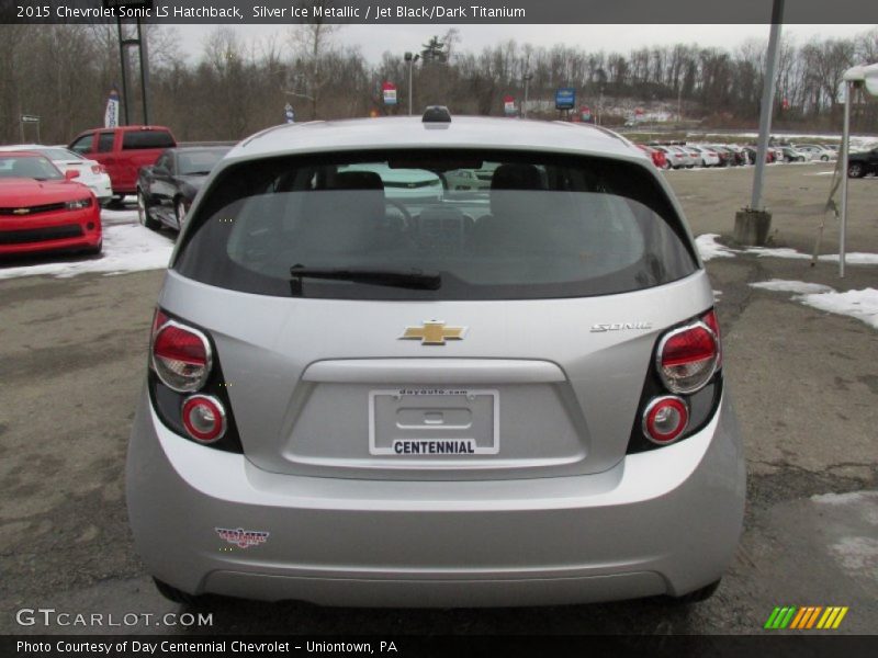 Silver Ice Metallic / Jet Black/Dark Titanium 2015 Chevrolet Sonic LS Hatchback
