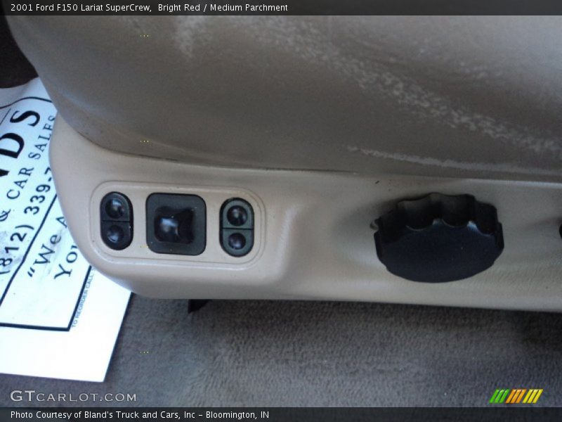 Bright Red / Medium Parchment 2001 Ford F150 Lariat SuperCrew