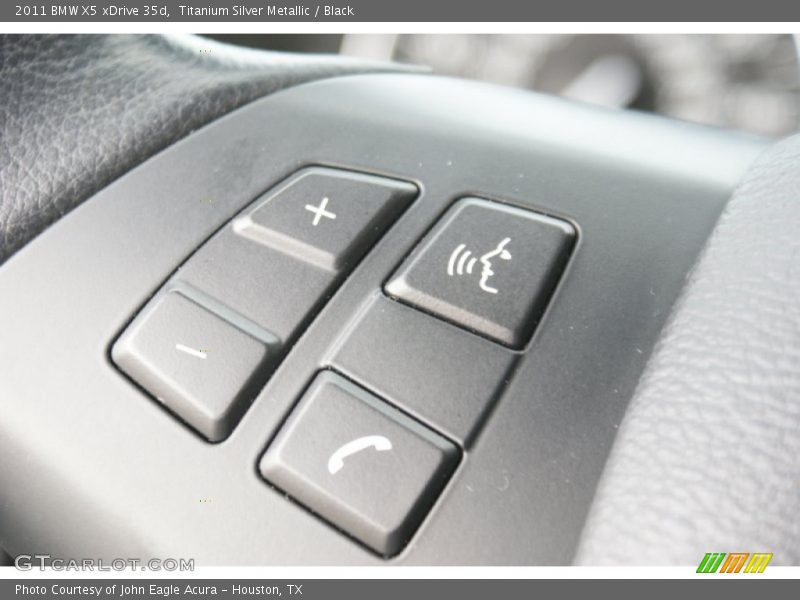 Titanium Silver Metallic / Black 2011 BMW X5 xDrive 35d