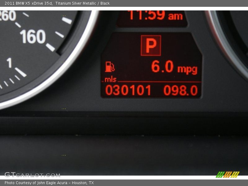 Titanium Silver Metallic / Black 2011 BMW X5 xDrive 35d