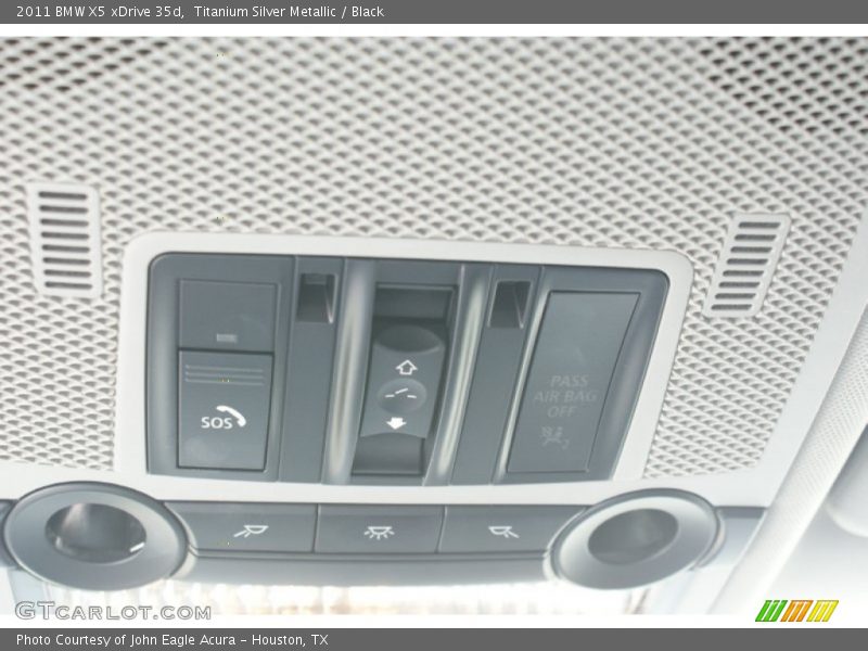 Titanium Silver Metallic / Black 2011 BMW X5 xDrive 35d