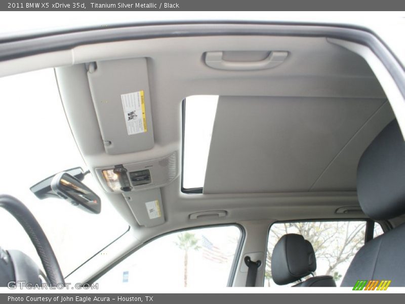 Titanium Silver Metallic / Black 2011 BMW X5 xDrive 35d