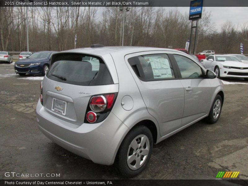 Silver Ice Metallic / Jet Black/Dark Titanium 2015 Chevrolet Sonic LS Hatchback