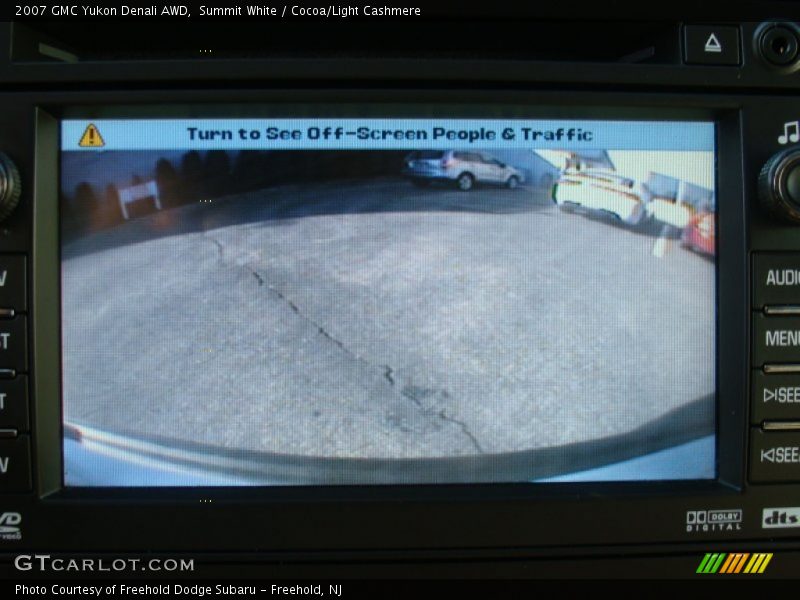 Summit White / Cocoa/Light Cashmere 2007 GMC Yukon Denali AWD
