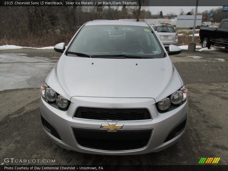 Silver Ice Metallic / Jet Black/Dark Titanium 2015 Chevrolet Sonic LS Hatchback