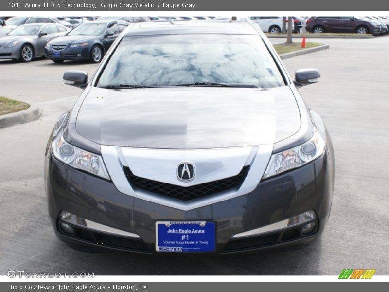 Grigio Gray Metallic / Taupe Gray 2011 Acura TL 3.5 Technology