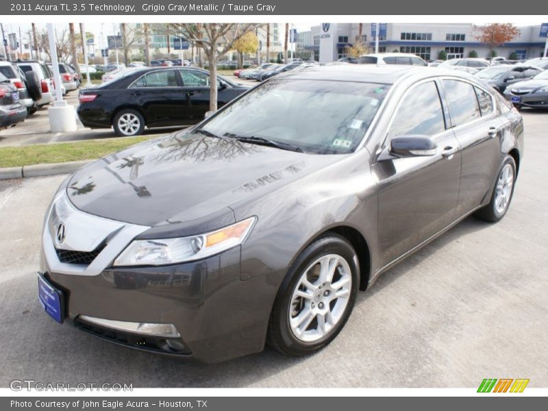 Grigio Gray Metallic / Taupe Gray 2011 Acura TL 3.5 Technology