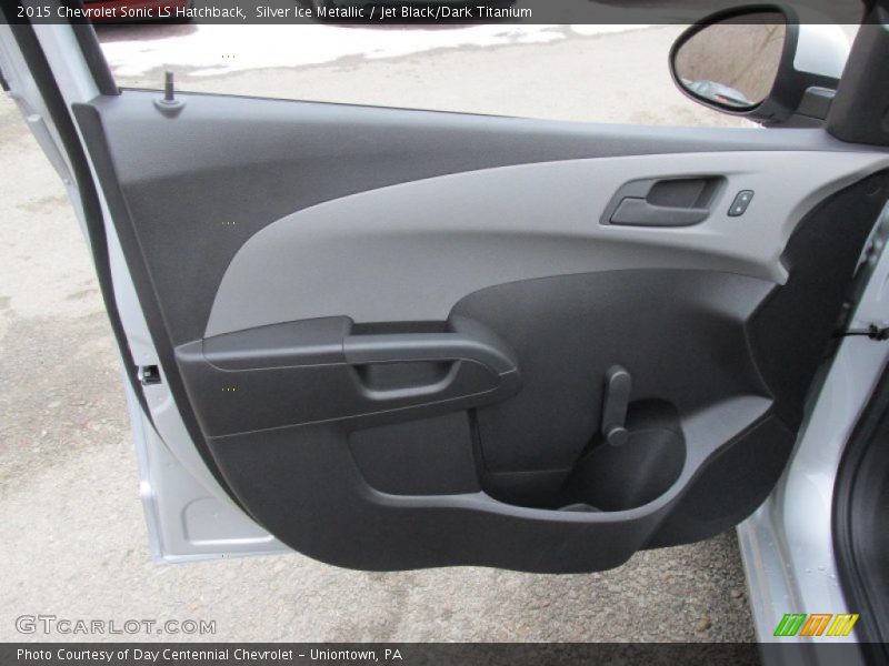 Silver Ice Metallic / Jet Black/Dark Titanium 2015 Chevrolet Sonic LS Hatchback