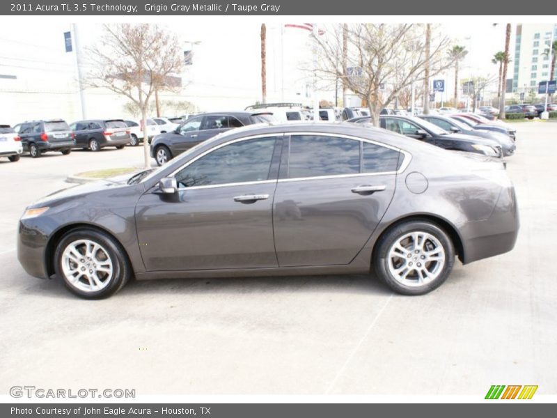 Grigio Gray Metallic / Taupe Gray 2011 Acura TL 3.5 Technology