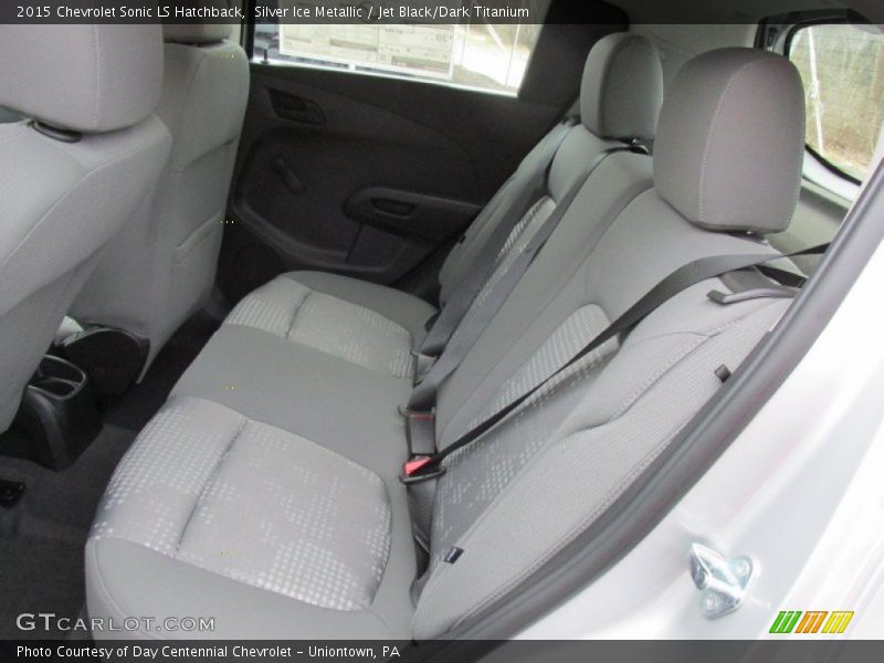 Silver Ice Metallic / Jet Black/Dark Titanium 2015 Chevrolet Sonic LS Hatchback
