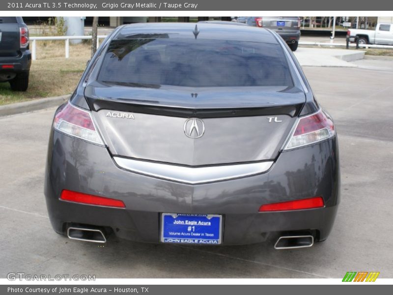 Grigio Gray Metallic / Taupe Gray 2011 Acura TL 3.5 Technology