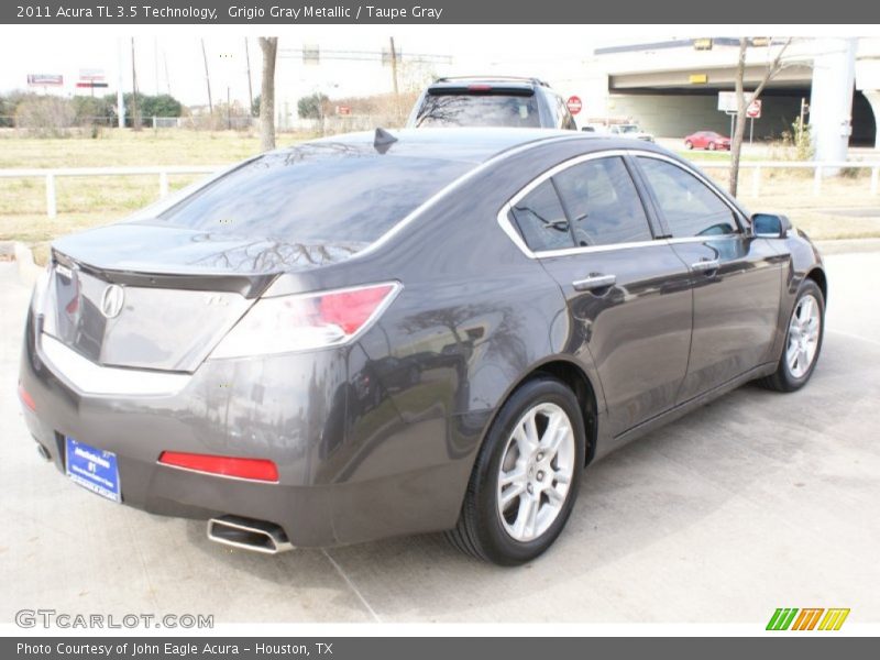 Grigio Gray Metallic / Taupe Gray 2011 Acura TL 3.5 Technology