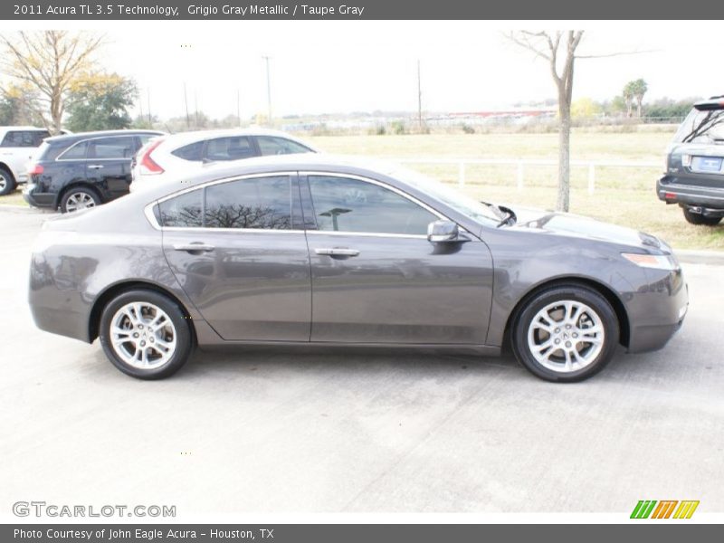 Grigio Gray Metallic / Taupe Gray 2011 Acura TL 3.5 Technology